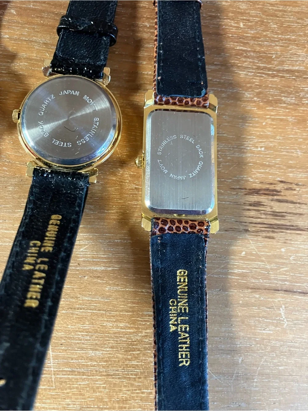 Women’s Watch Lot - New - All Need Batteries - Leather Bands
